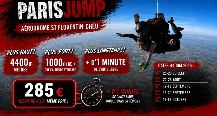 Produit Exceptionnel : le saut à 4400m Image
