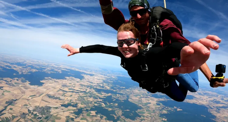 Produit Saut tandem à date fixe à 3000m (acompte) Image