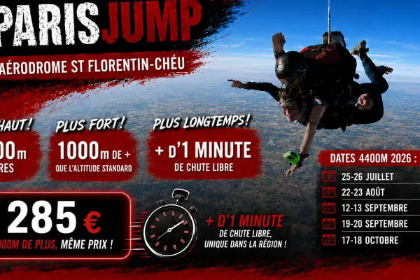 Produit Exceptionnel : le saut à 4400m Image